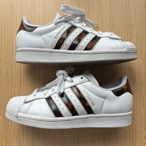 Tortoise Shell Adidas Superstars